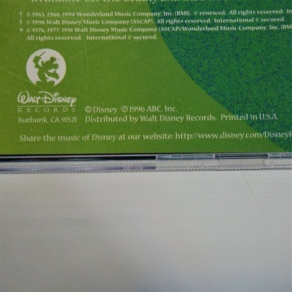 Disney's Buddy Songs CD Volume 1 1996 Walt Disney Records McDonalds Celebrates - Picture 4 of 6